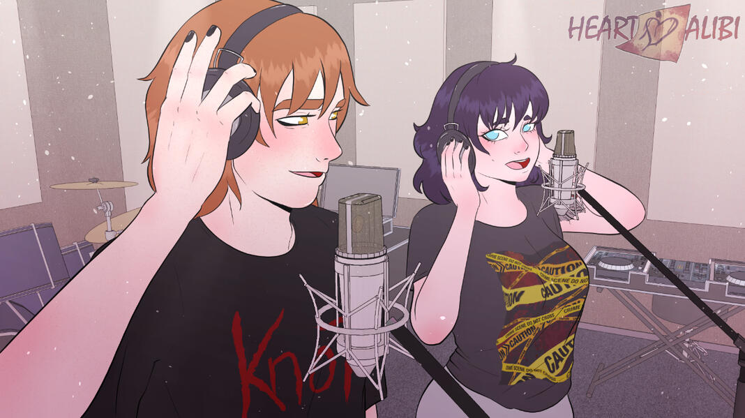 Her Last Song: Rowan and Margaret are recording their last song, 'Fantasy'. Both are the main character and catalyst for the story of 'Heart Alibi'